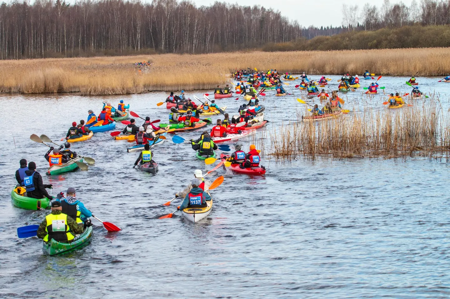 Üle-eelmisel nädalavahetusel läks Võhandu maratoni 100-kilomeetrisele distantsile starti enam kui tuhat paati 2500 võistlejaga.