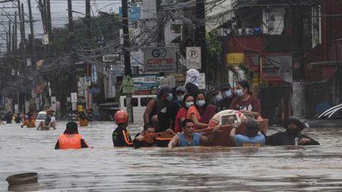 Taifuun Vamco põhjustas Filipiinide pealinnas ulatuslikud tulvad