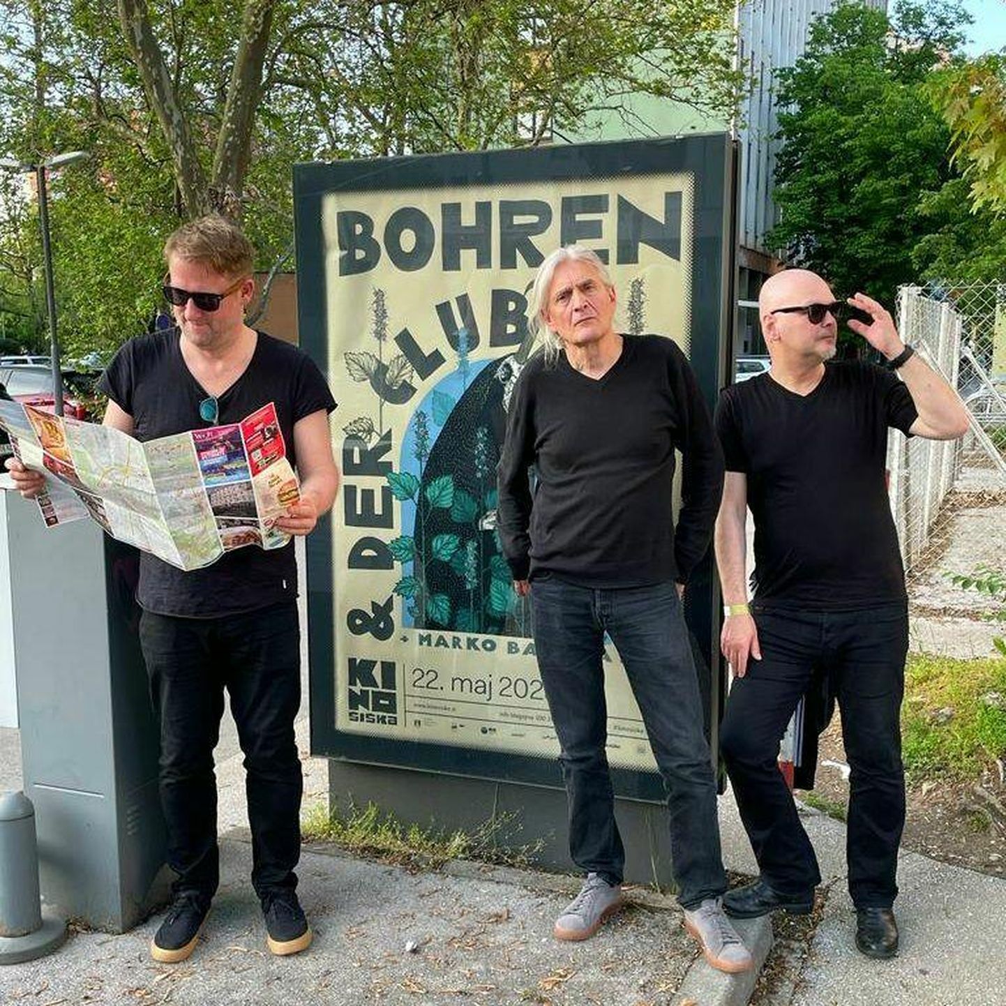 Bohren & Der Club Of Gore – bänd, kes ei taha midagi korrata, kuid tahavad seejuures alati teha sama asja. Vasakult Robin Rodenberg, Christoph Clöser ja Morten Gass.