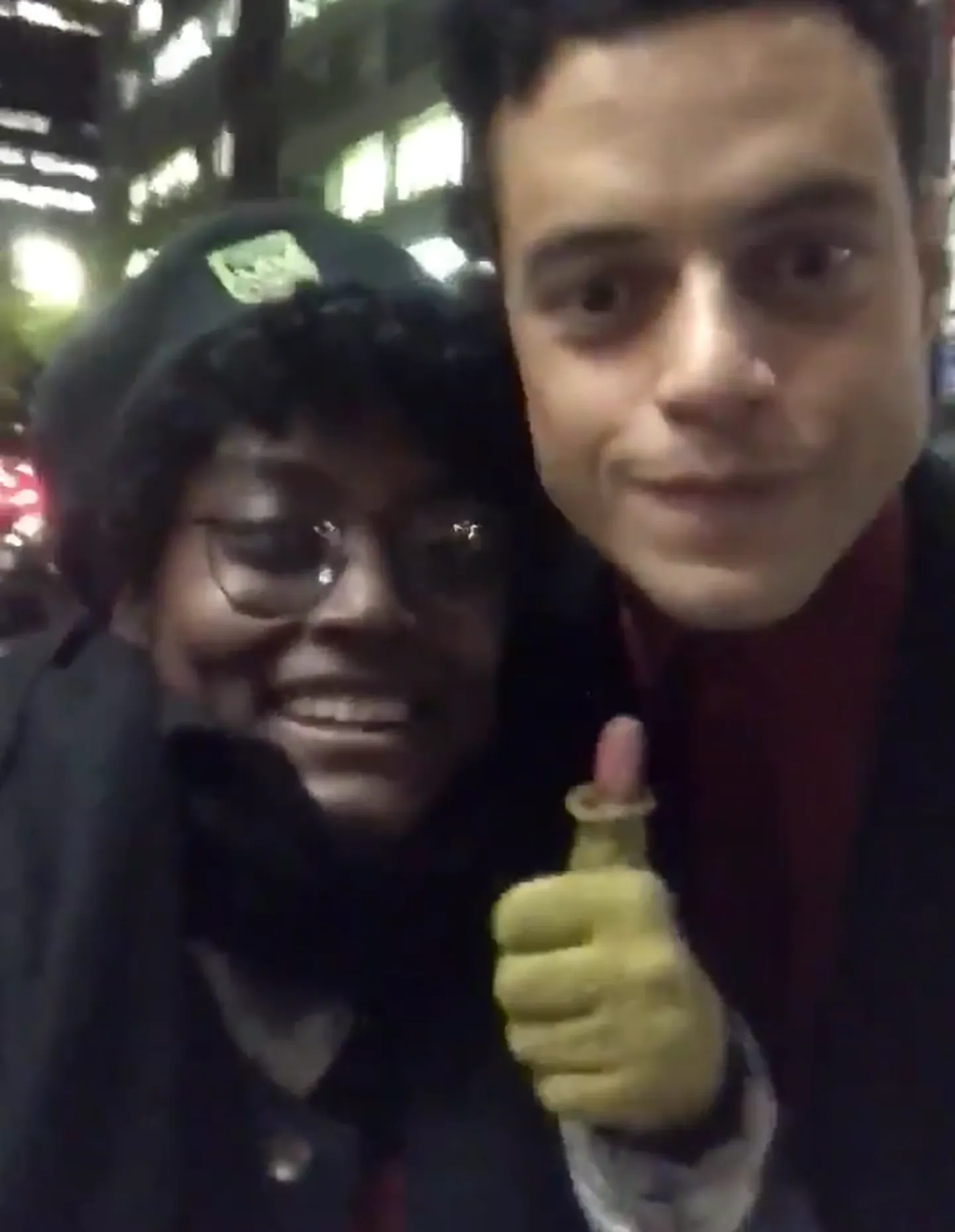 Rami Malek ja tüütu fänn