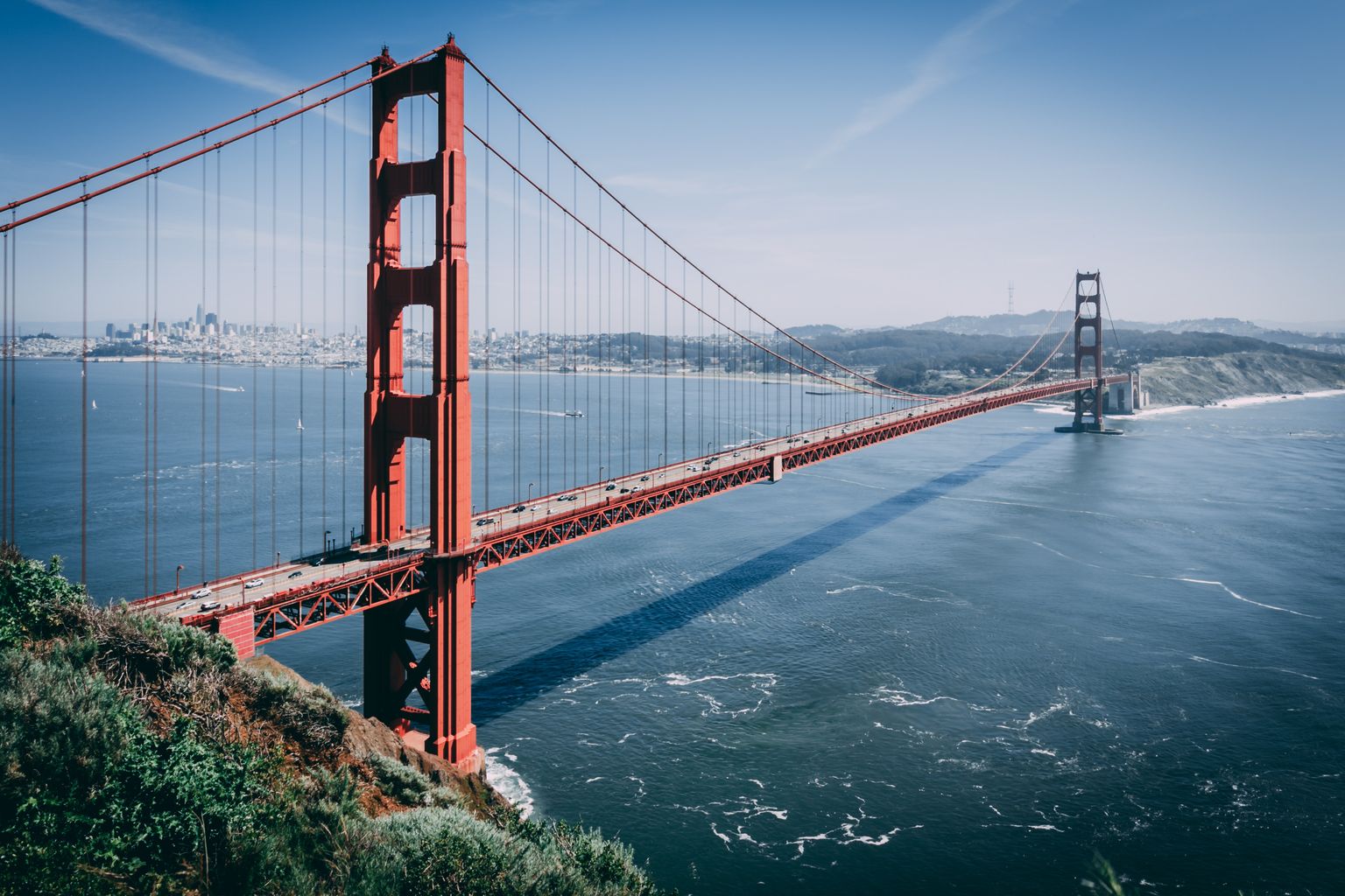 San Francisco sild. Pilt on illustratiivne.