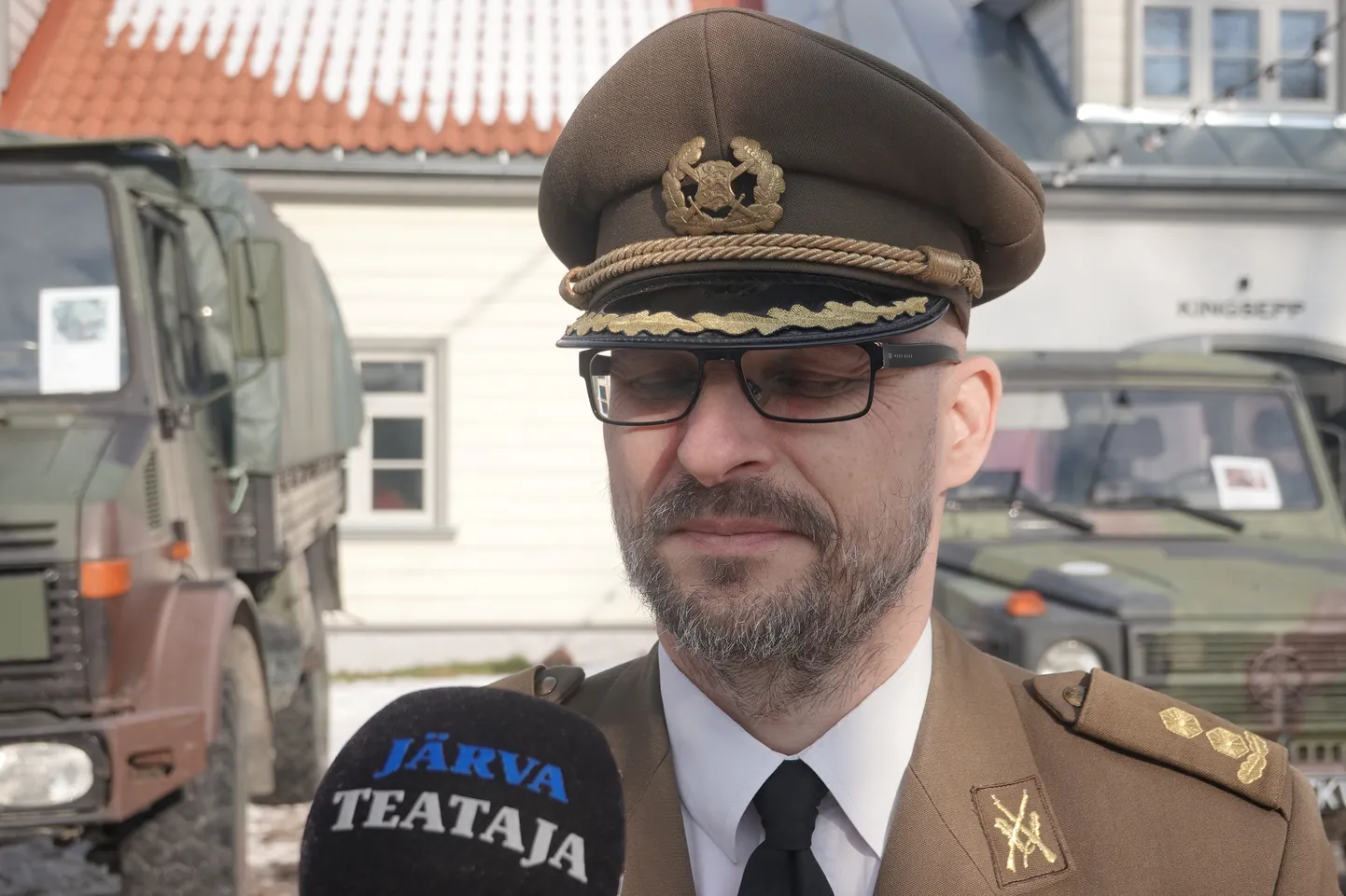 Kaitseliidu Järva maleva pealik, kolonelleitnant Kuido Pettai.
