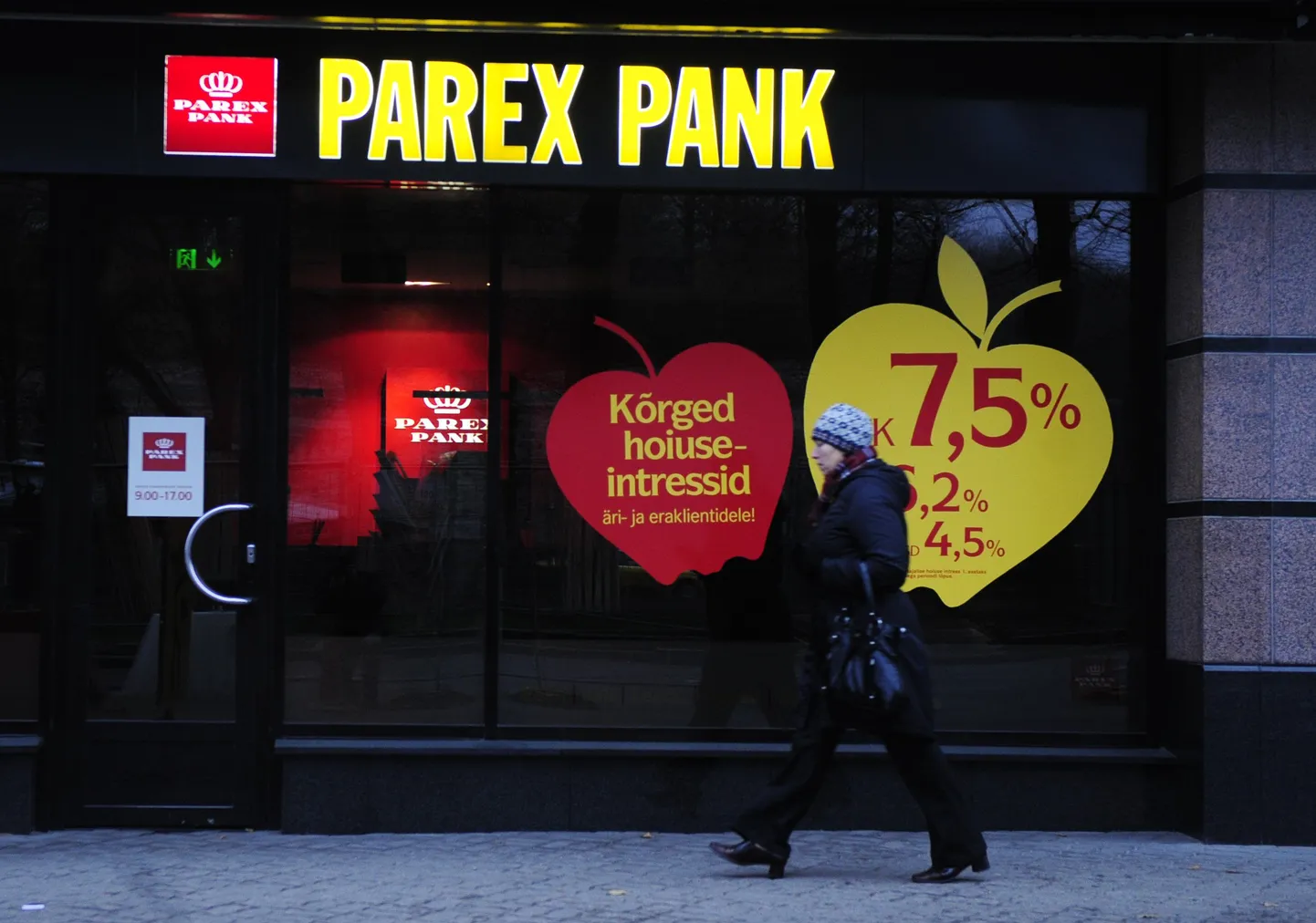 Parex pank Eestis.