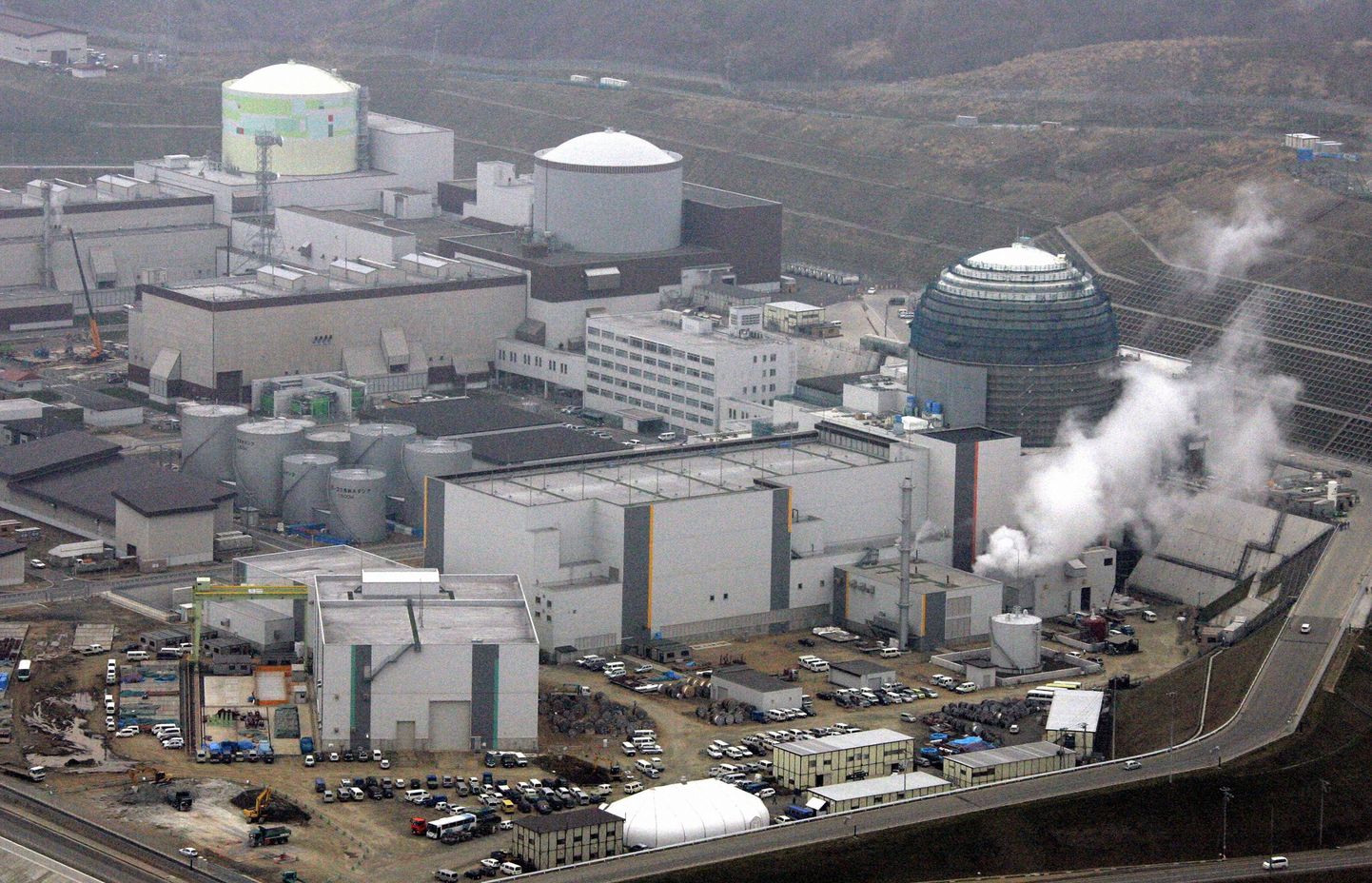 Vaade Hokkaido saarel asuvale Tomari tuumajaamale.