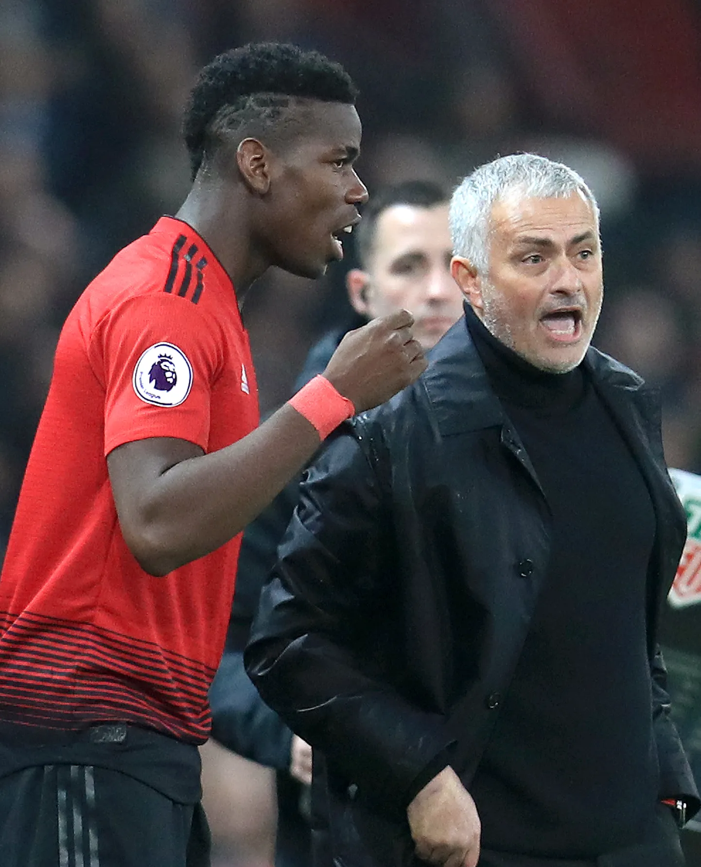 Paul Pogba ja Jose Mourinho