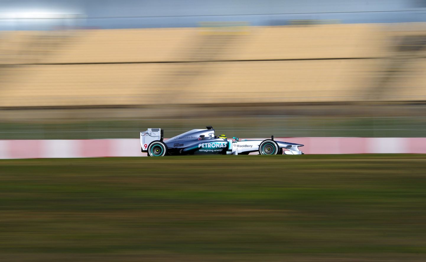 Nico Rosberg Mercedese roolis.