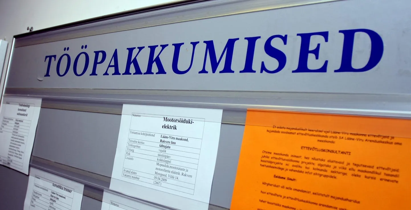 Töötukassa pakkumised