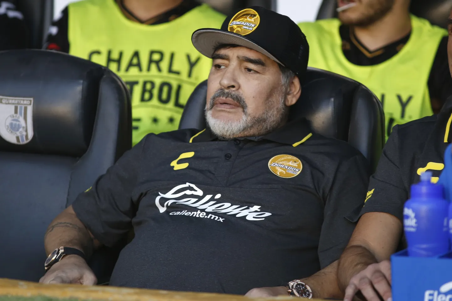 Jalgpallilegend Diego Maradona.