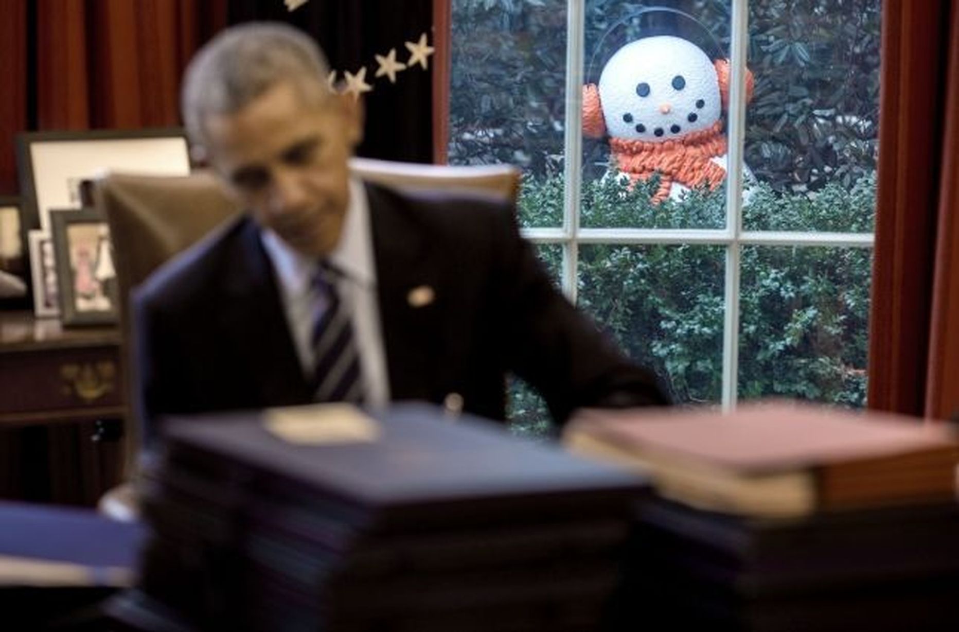 Barack Obama ja lumememm