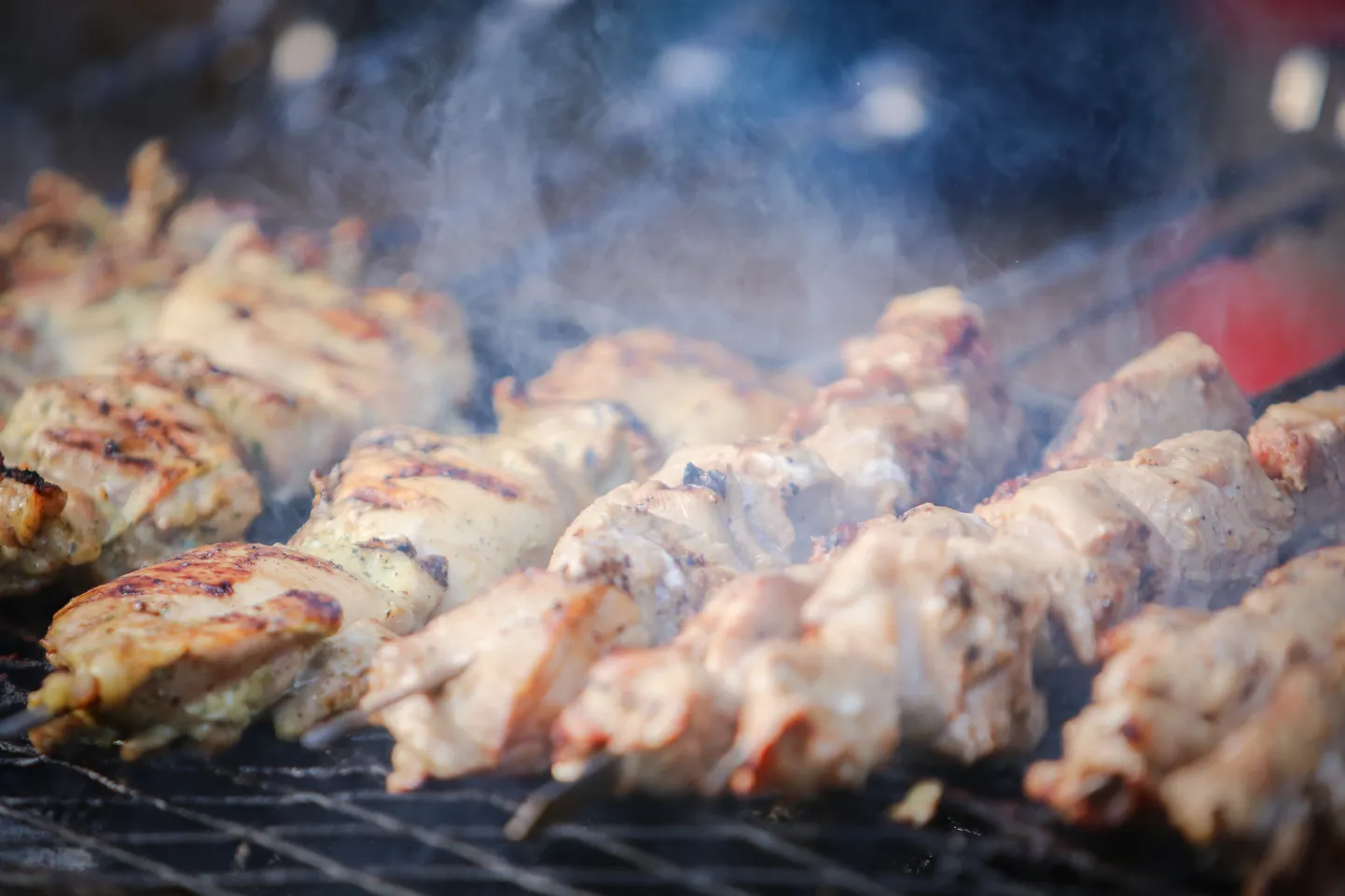 Vallikääru aasa täidab toidu lõhn ja Grillfesti melu.