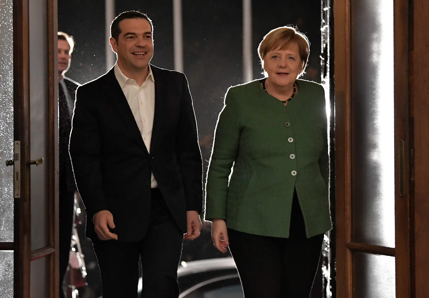 Kreeka peaminister Aléxis Tsípras ja Saksa kantsler Angela Merkel 10. jaanuaril Ateenas.