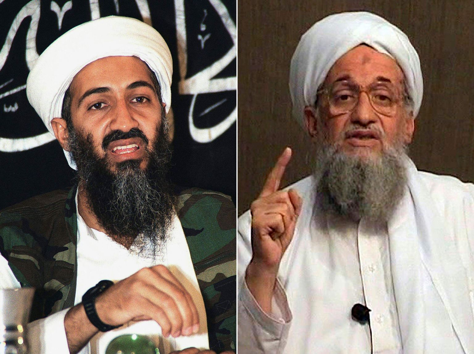Усама бен Ладен и Айман Завахири.