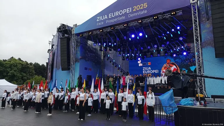 Открытие Дня Европы в Кишиневе.