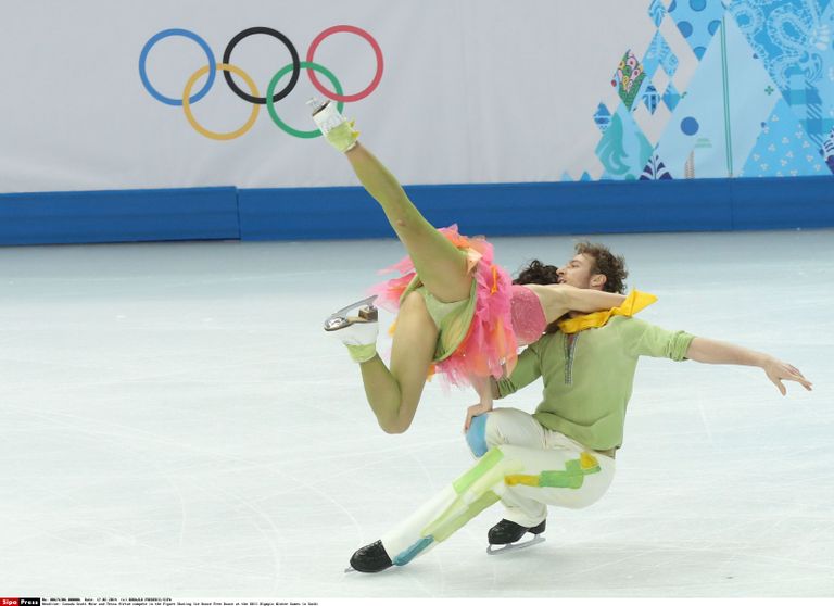Scott Moir ja Tessa Virtue 2014. aasta Sotši olümpial.