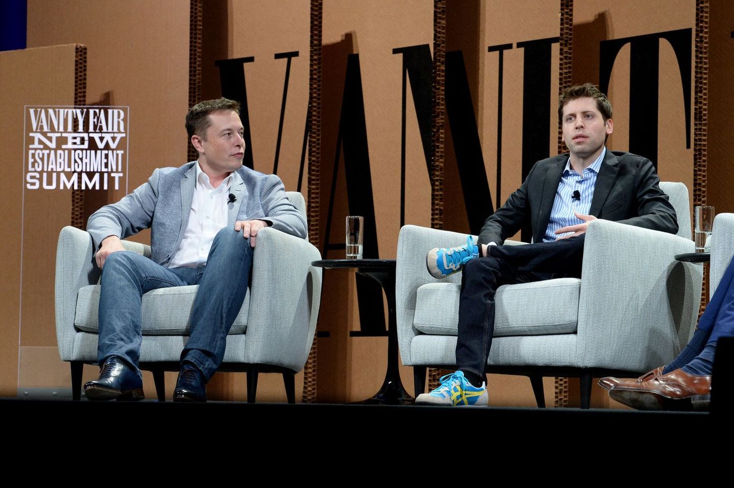 Elon Musk ja Sam Altman aastal 2015.
