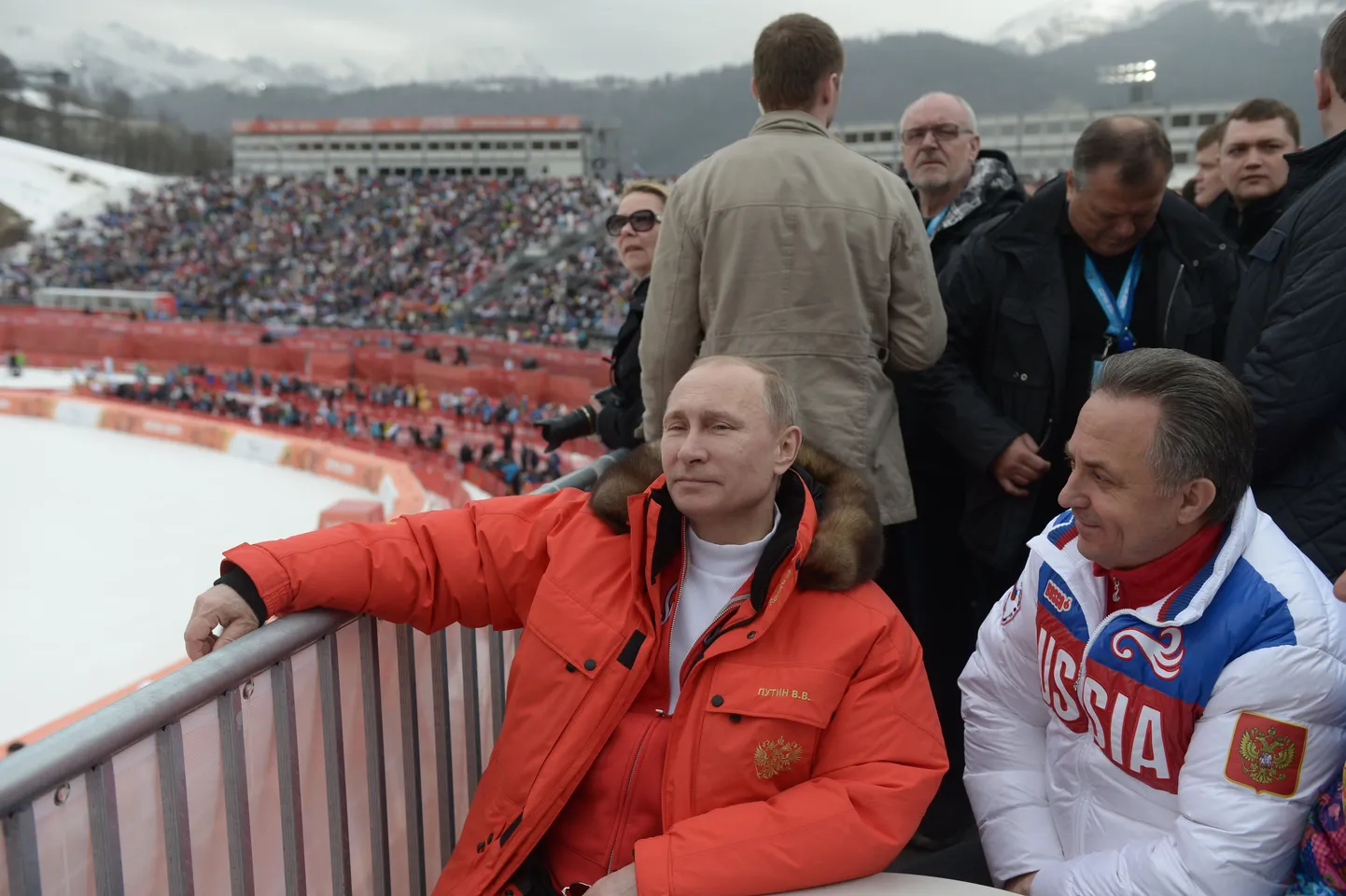 Владимир Путин и Виталий Мутко.