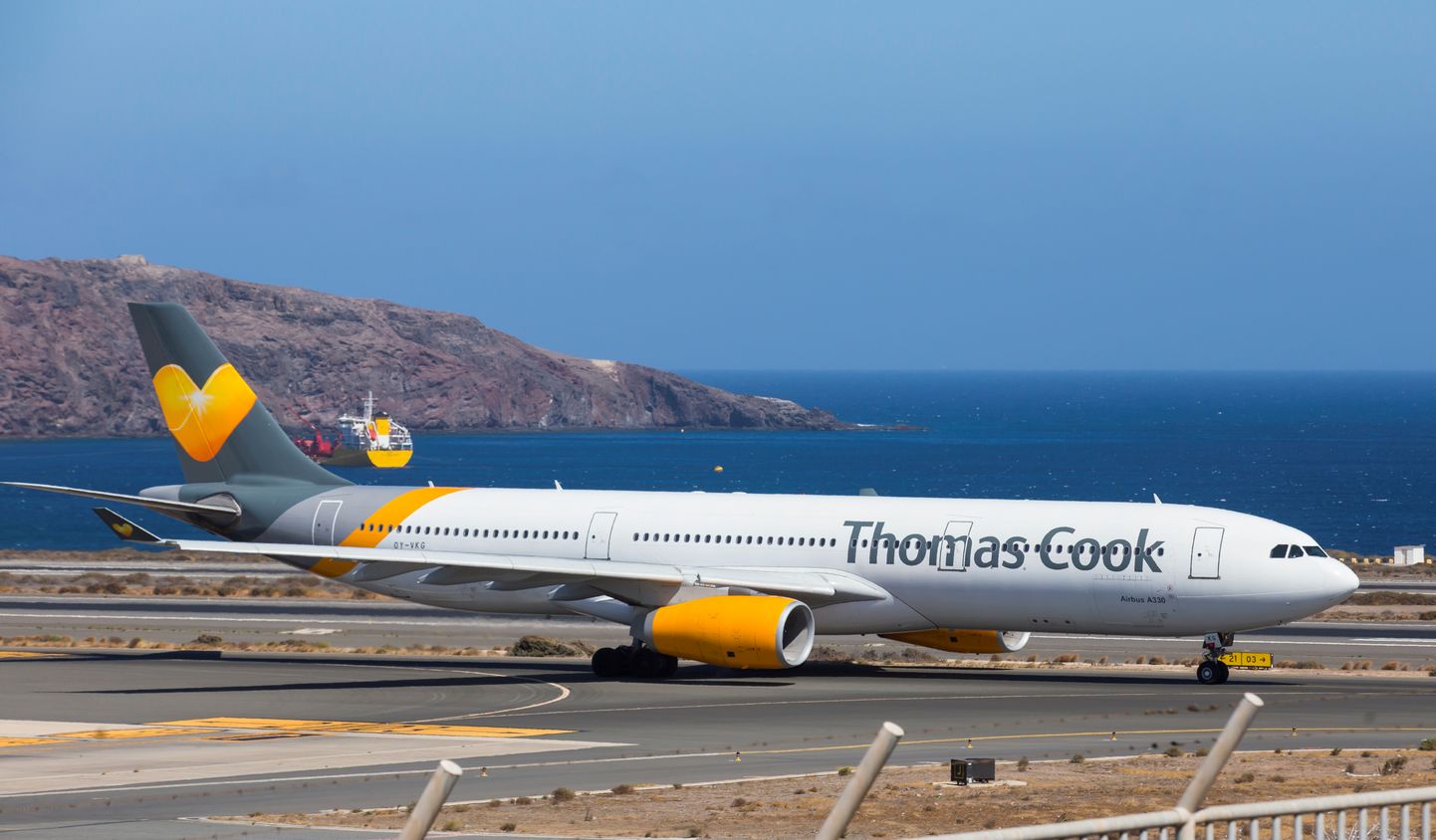Thomas Cooki lennuk Kanaari saartel