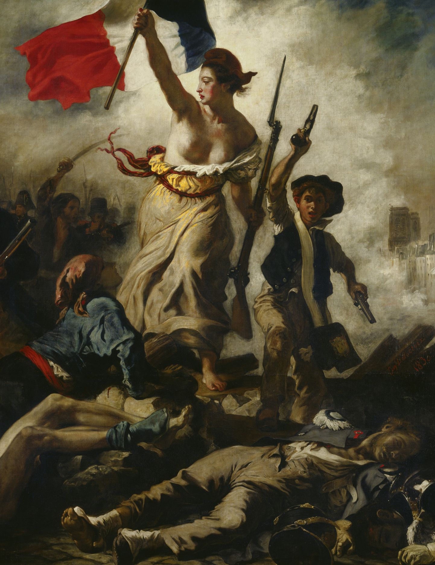 «Vabadus viib rahva barrikaadidele» Eugène Delacroix, 1830