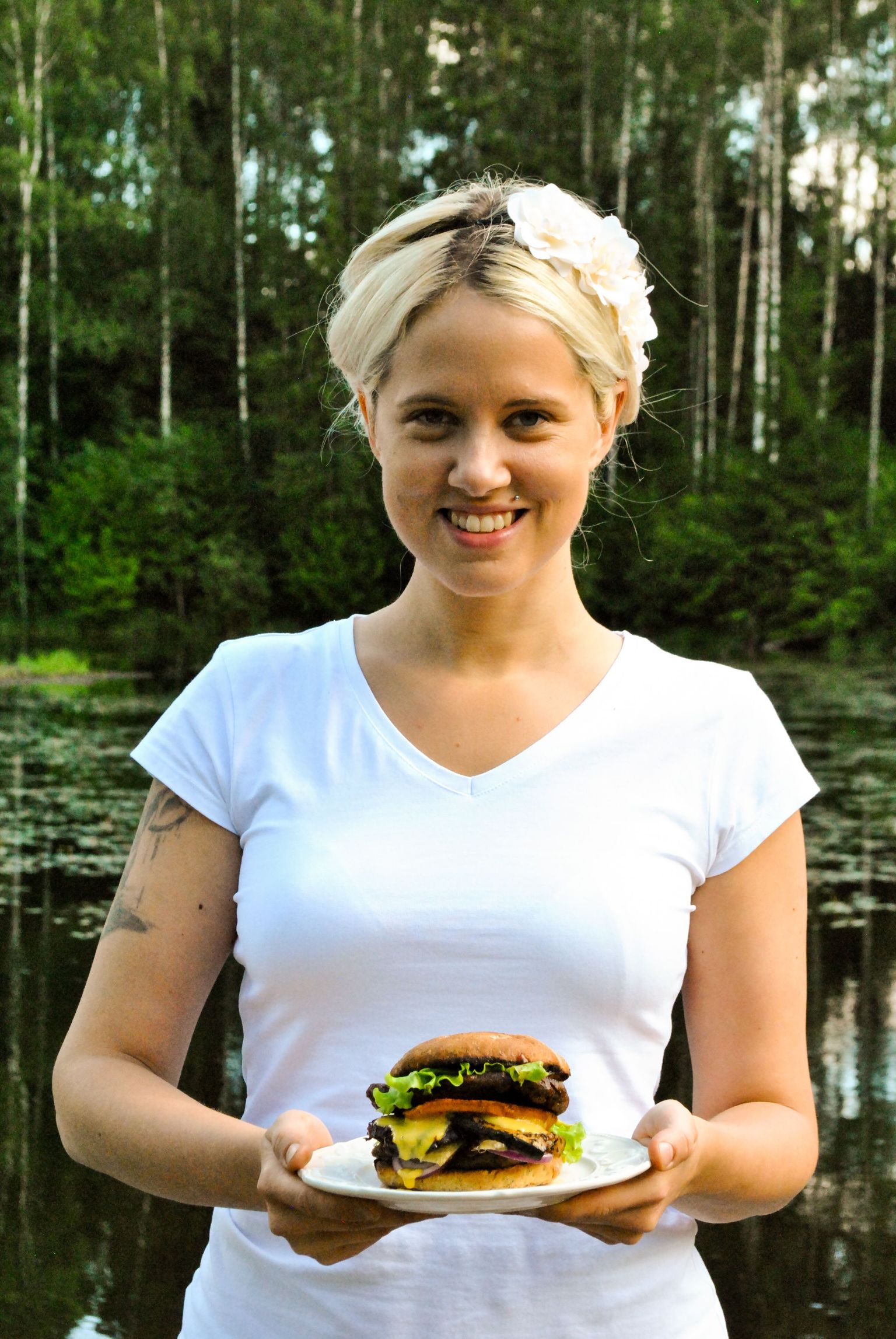 Sandra Vungi ja grillburger, mille vahel pole liha.
