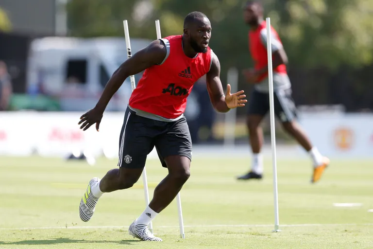 Romelu Lukaku siirdus Evertonist Manchester Unitedisse. FOTO: Lucy Nicholson / Reuters / Scanpix
