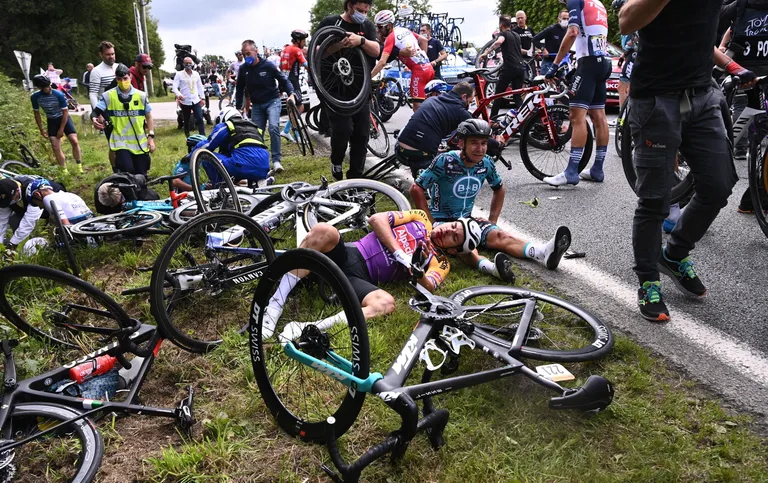 Õnnetus Tour de France'il.