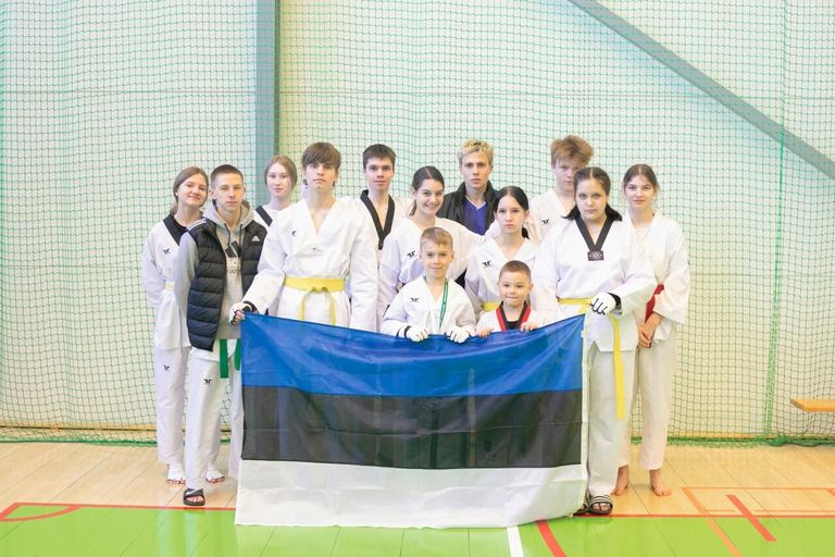 Taekwondo-noored võitsid Lätis hulga medaleid.