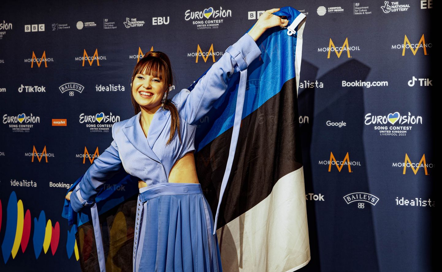 Певица Алика на Евровидении в Ливеруле представила Эстонию. Год 2023.
