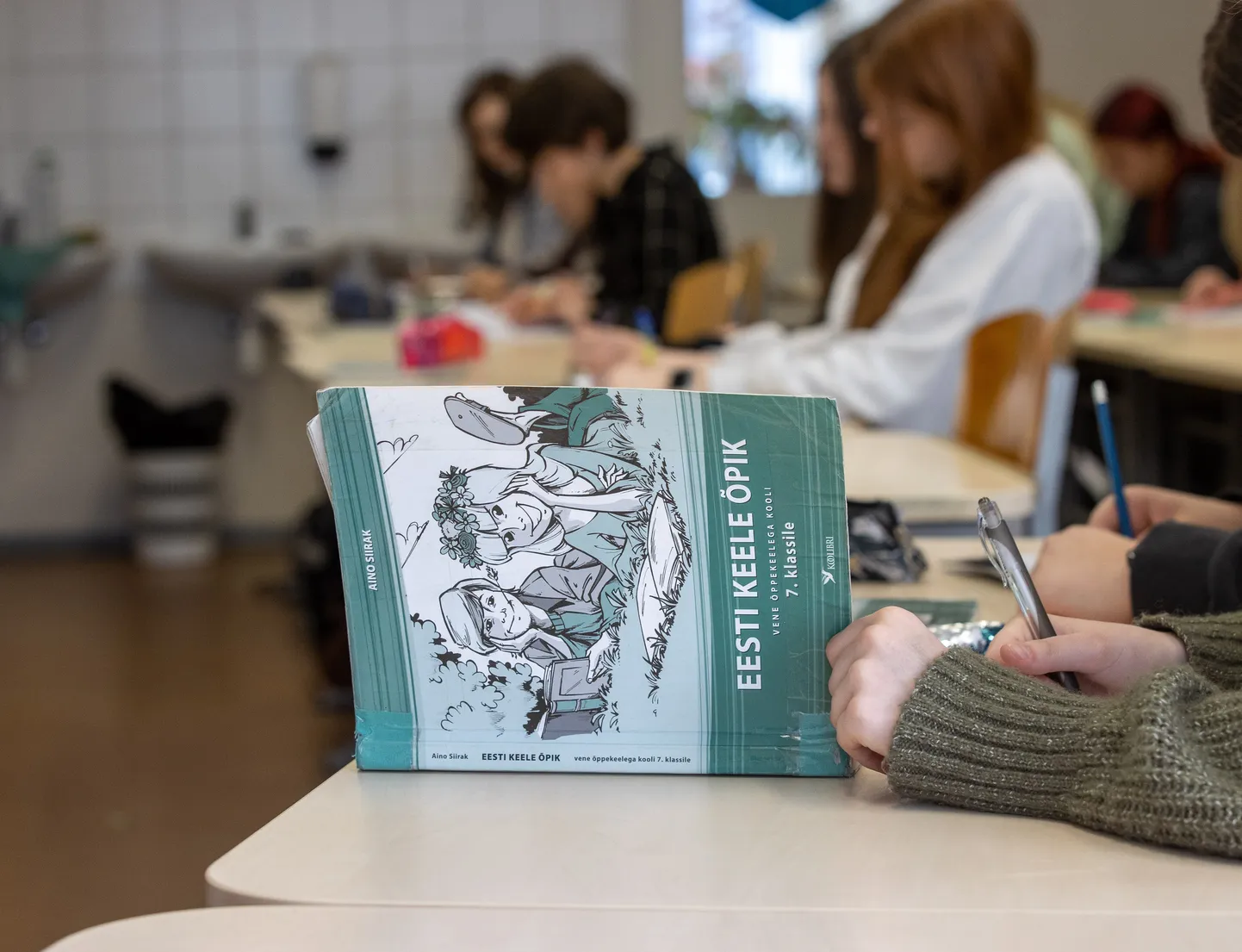 Estonian language class.