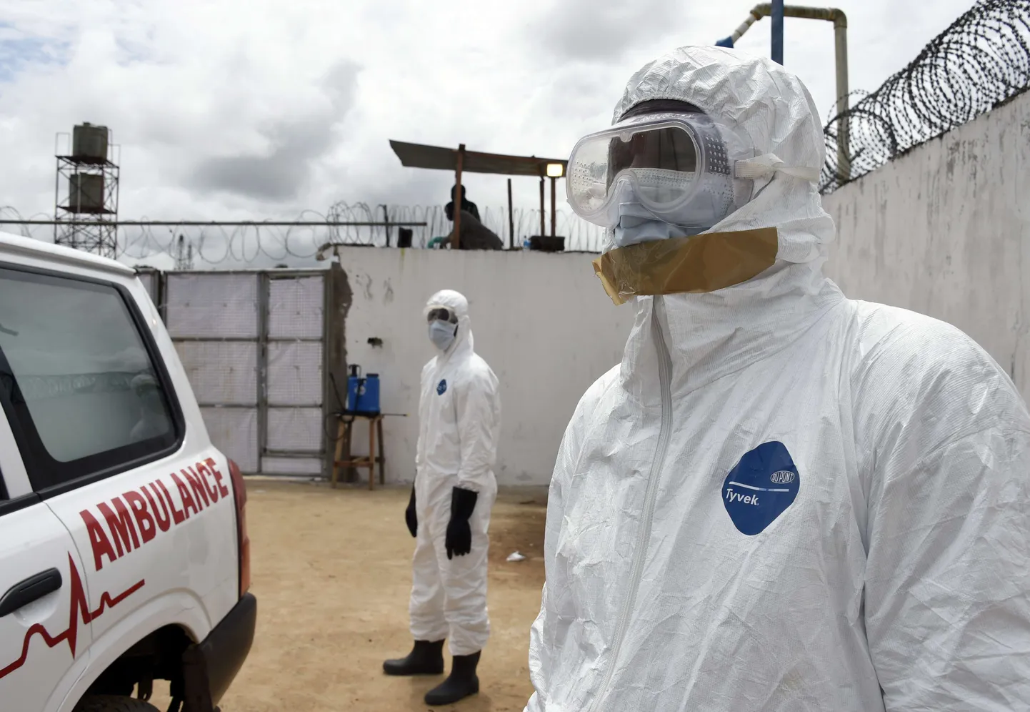Ebola vastu võitlust pidavad tervishoiutöötajad Libeerias.