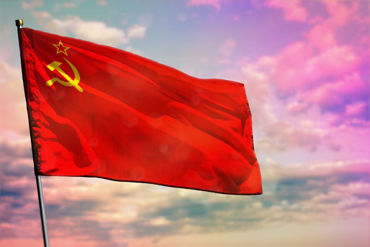 Флаг СССР. Иллюстративное фото