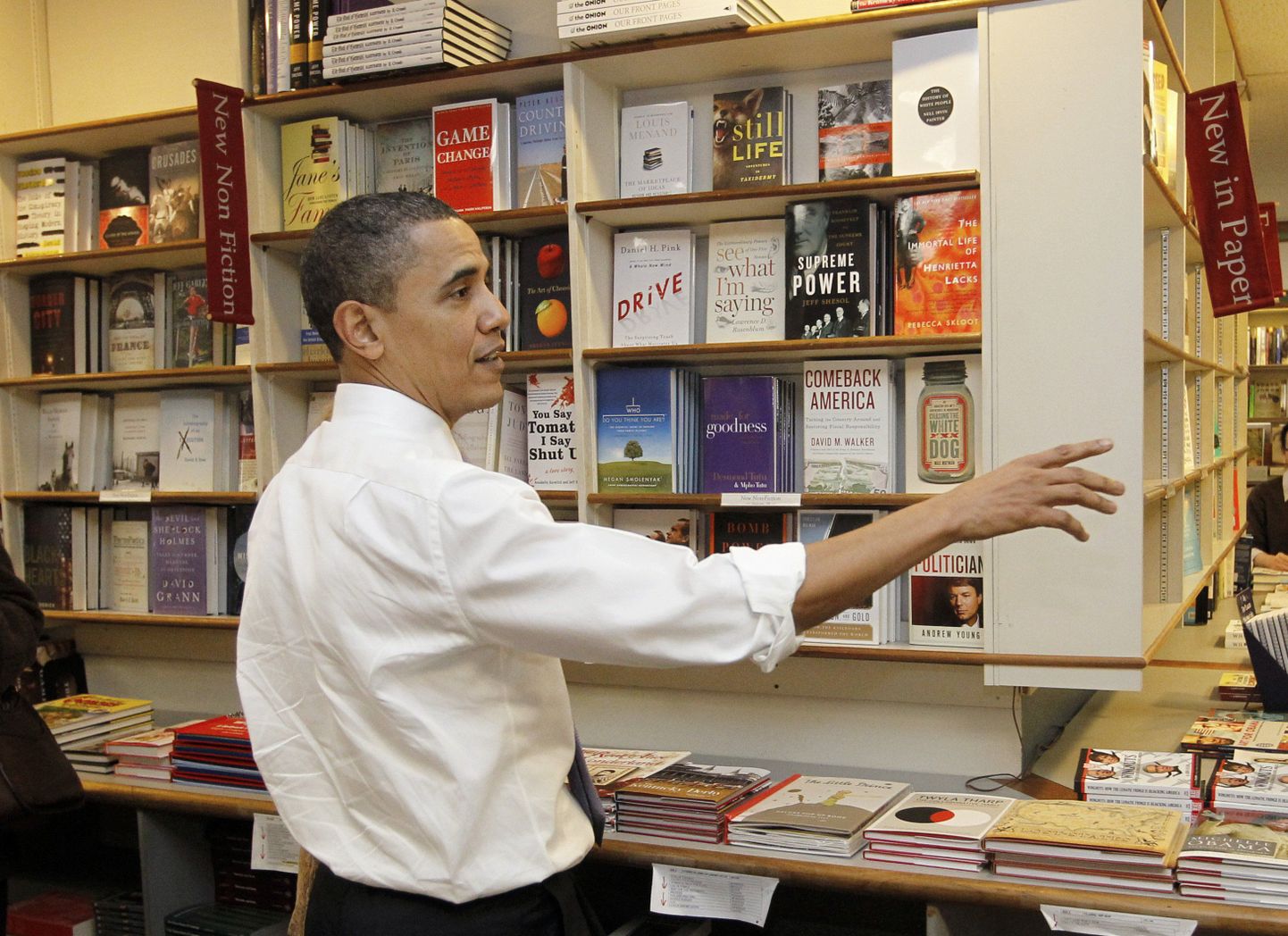 Barack Obama raamatupoes.