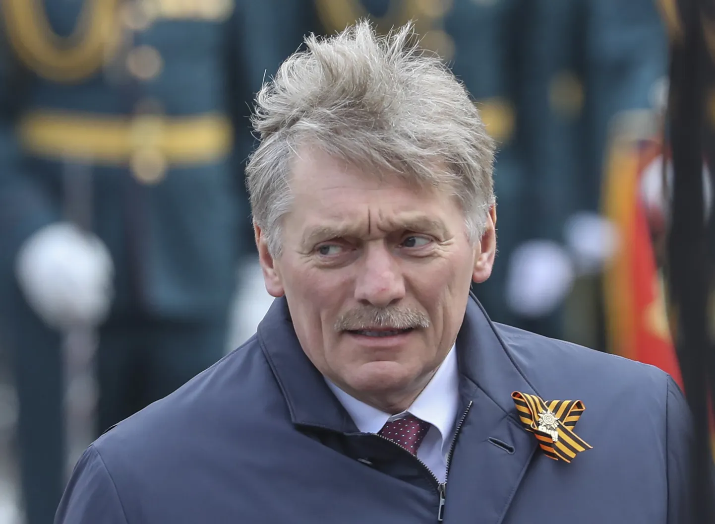 Kremli pressiesindaja Dmitri Peskov Moskvas 9. mai 2022.