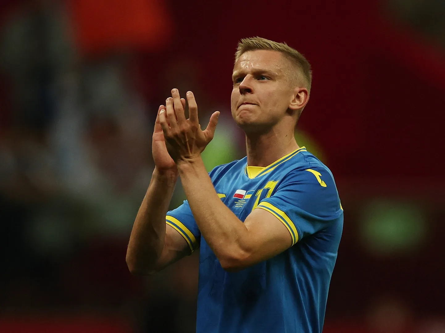 Ukrainas futbola izlases spēlētājs Oleksandrs Zinčenko.