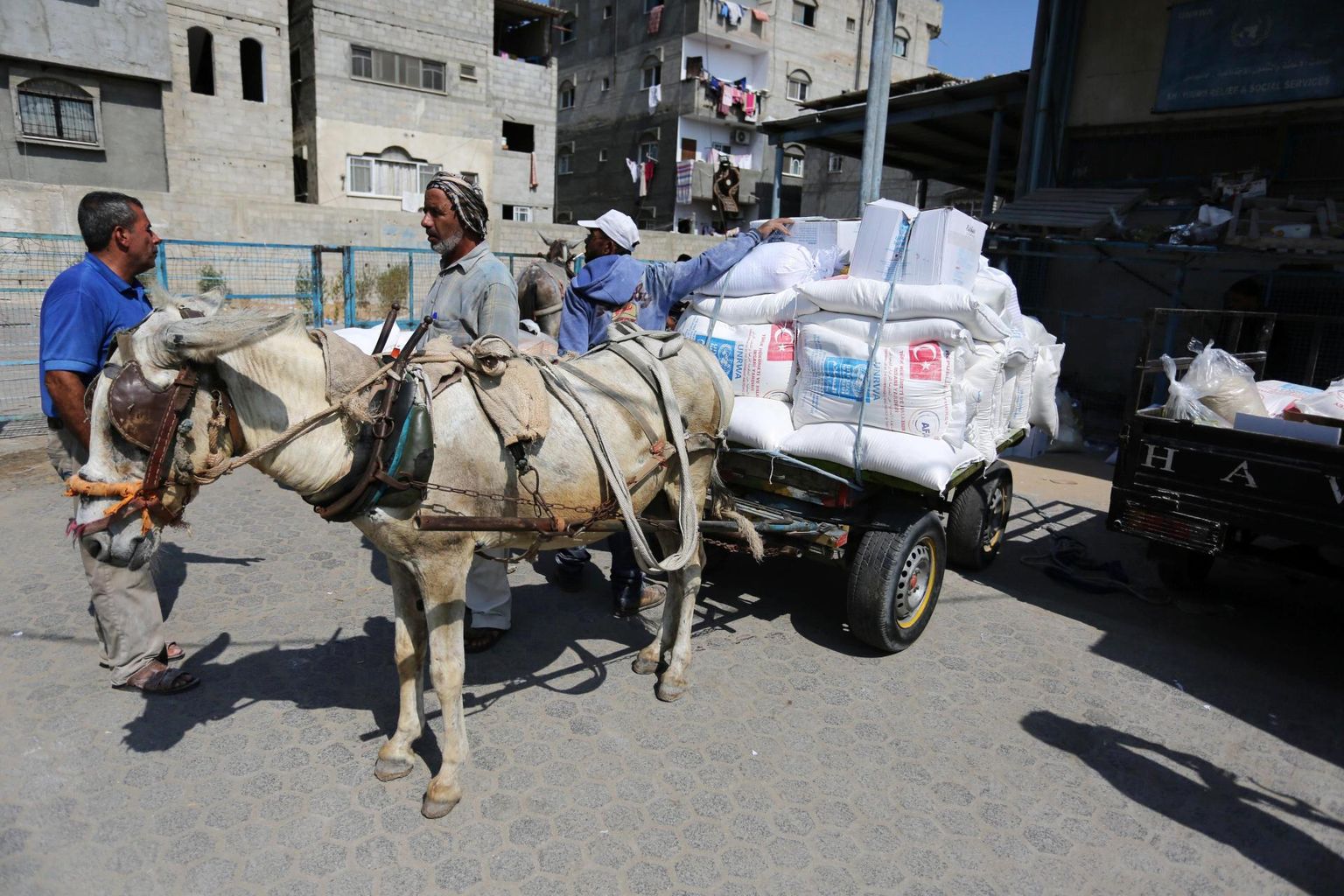 ÜRO jagatav humanitaarabi on miljonile Gaza sektori elanikule elus püsimiseks hädavajalik.