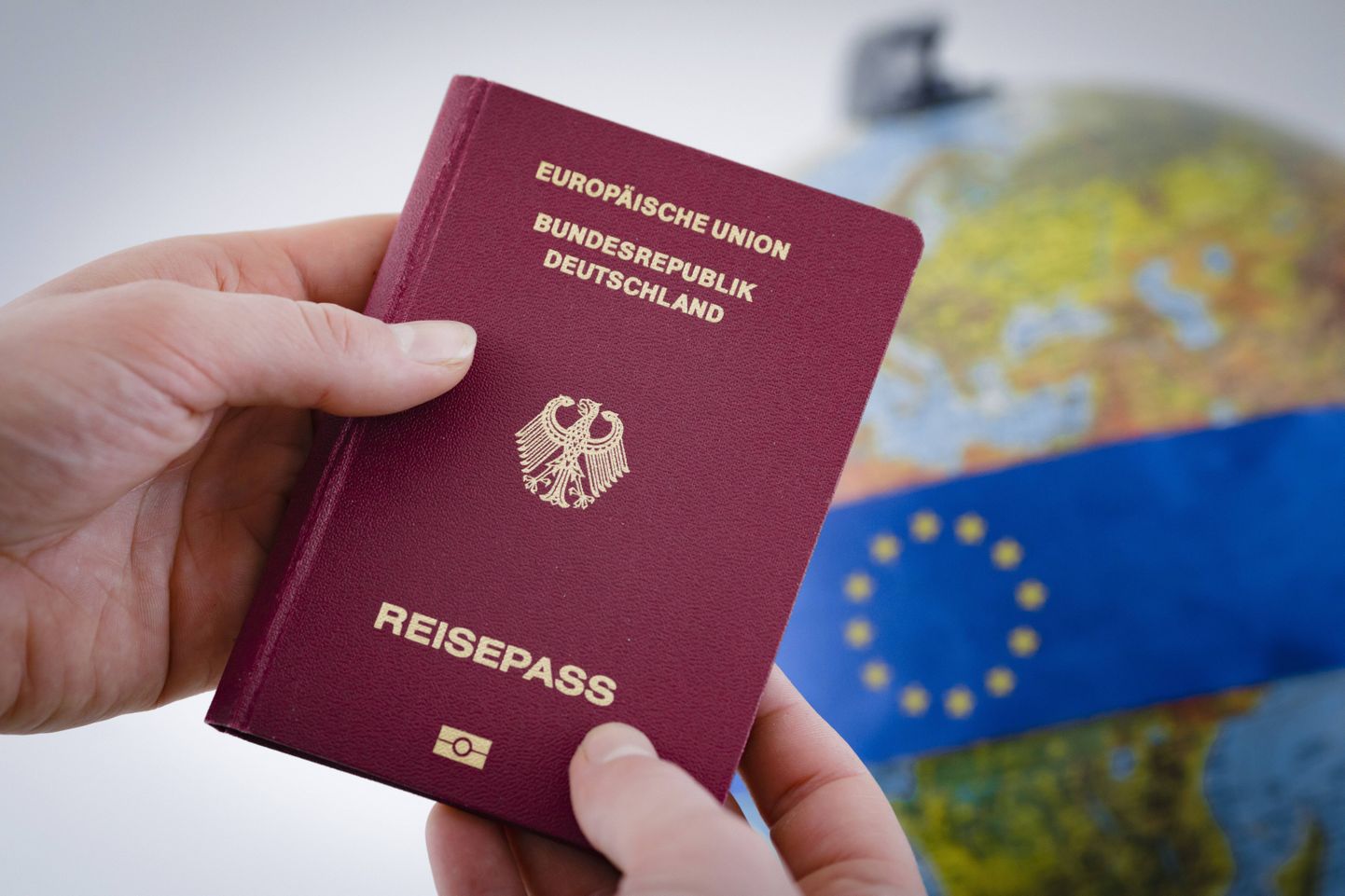 Saksamaa pass. Pilt on illustratiivne.