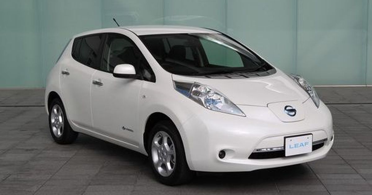 Nissan elektriauto on sale