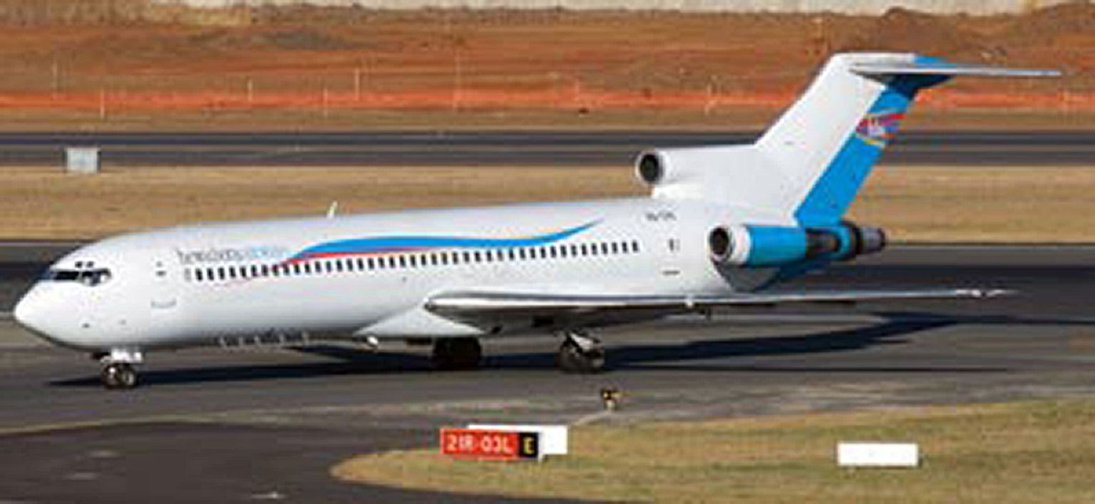 Boeing 727 tüüpi lennuk.