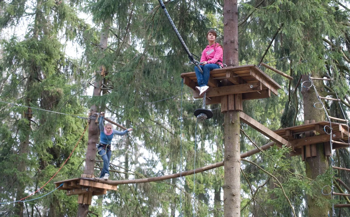 Nõmme Spordikeskuse seiklusrada.