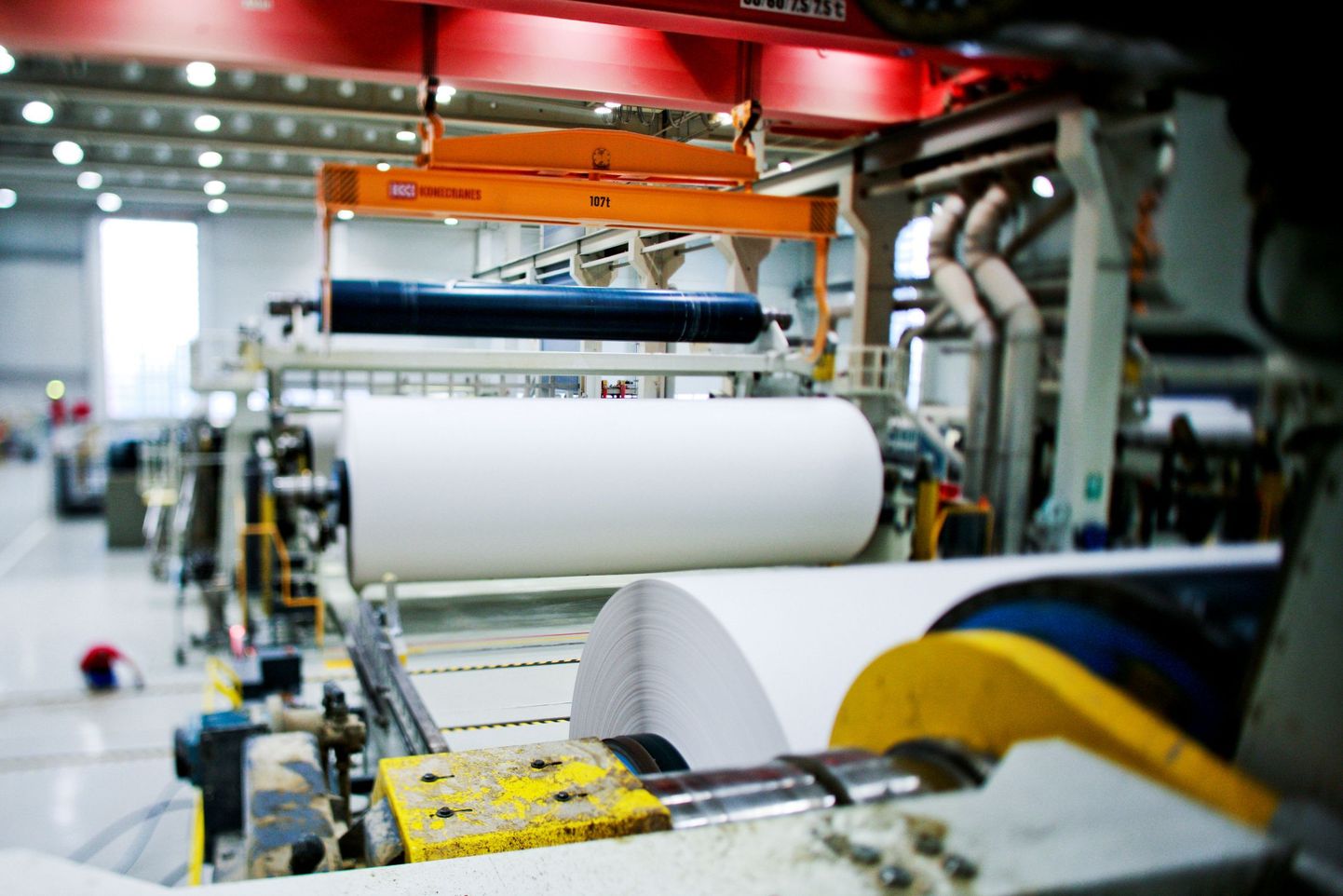 Paberimasin Stora Enso Belgia tehases.