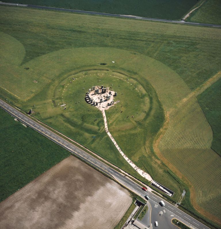 Stonehenge helikopterist tehtud fotol