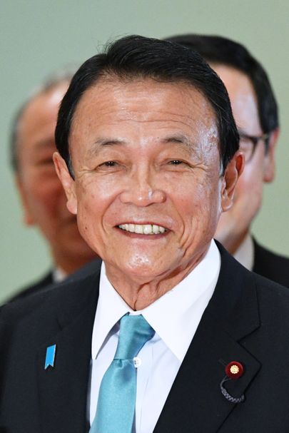 Jaapani asepeaminister Taro Aso.