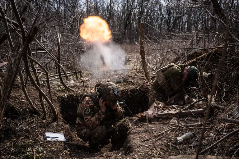 Украинские военные.