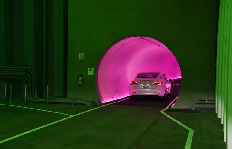 The Boring Company Las Vegas Loopi süsteem.