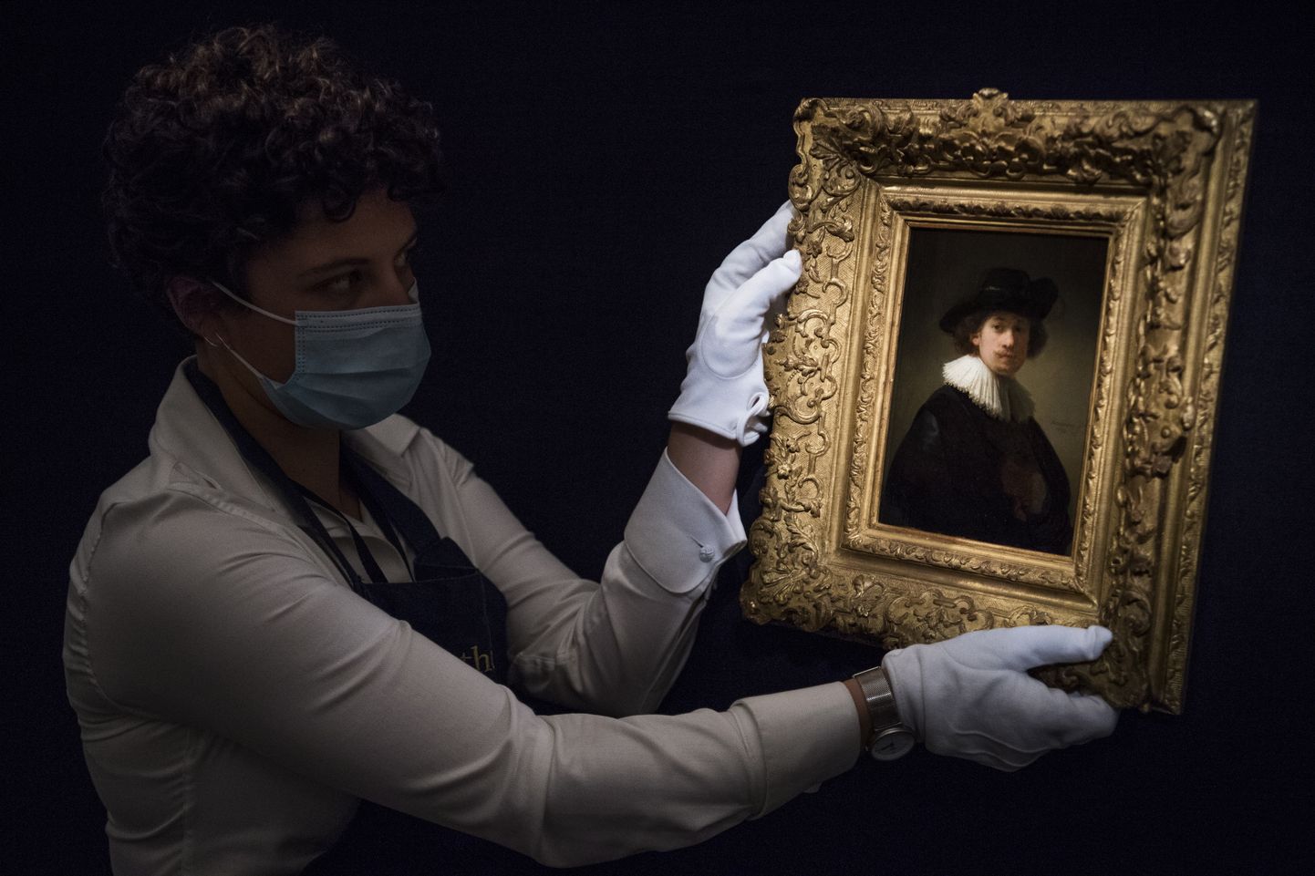 Hollandi kunstniku Rembrandti portree, mille eest Londoni Sotheby's oksjonimaja oksjonil maksti 14,5 miljonit naela