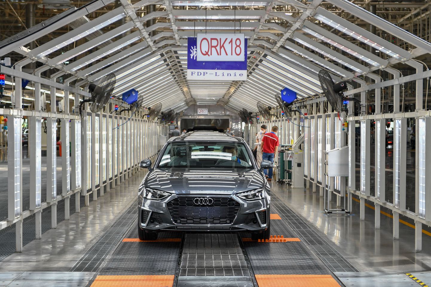 Audide tootmine Volkswagen Grupi tehases Hiinas.