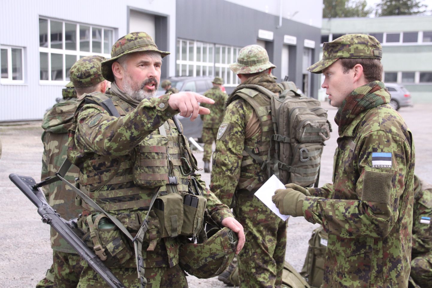 Septembris reservväele korraldatud lisaõppekogunemise Okas üks võtmeüksusi oli kaitseliidu Järva malev.