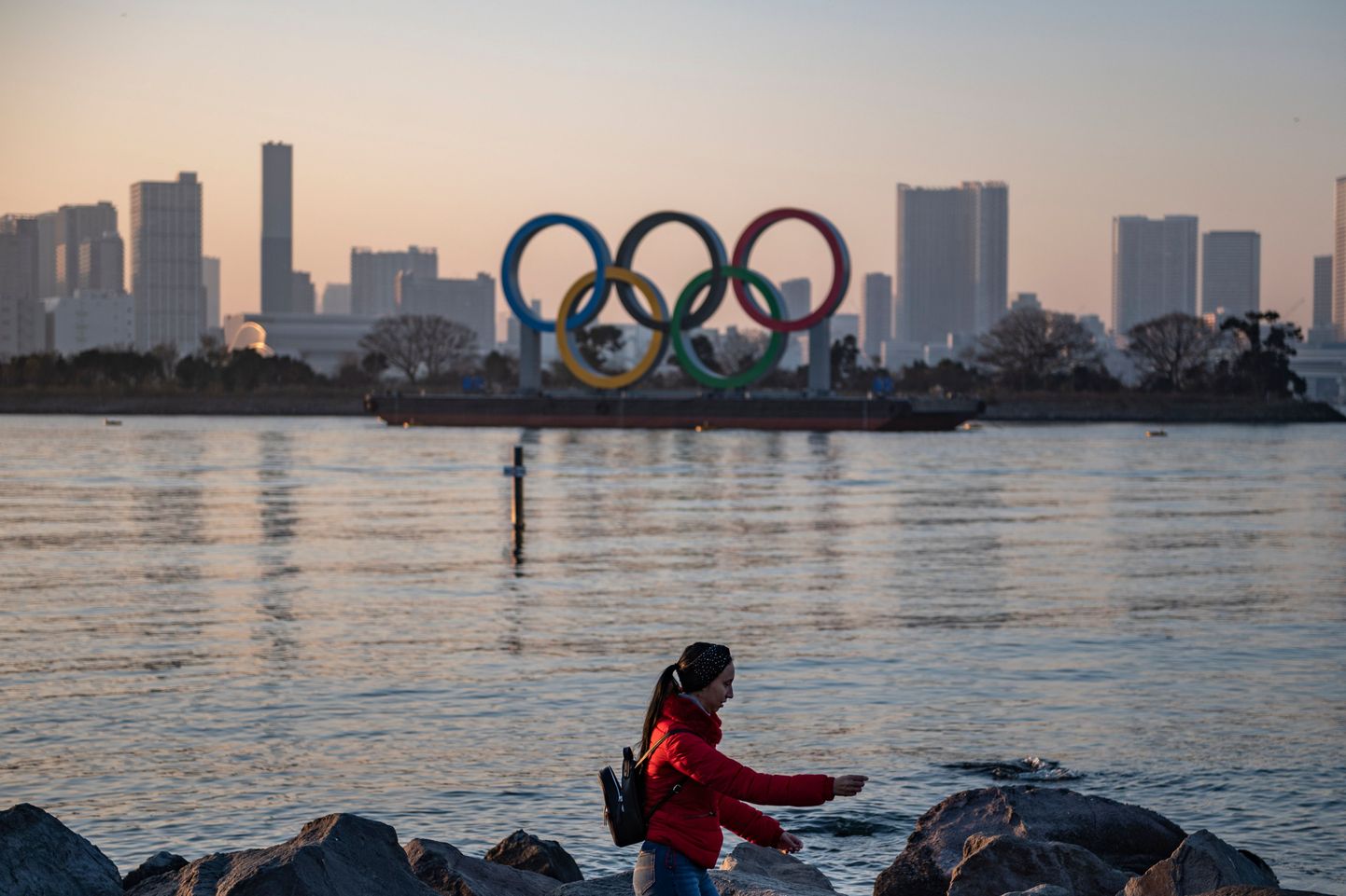 Olimpisko spēļu simbols Tokijā.