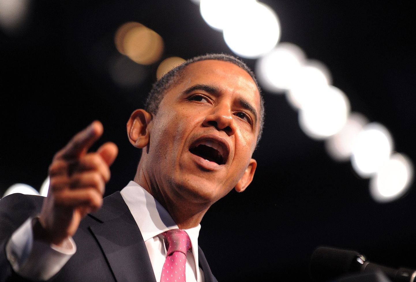 USA president Barack Obama täna Iisraeli-meelsele lobirühmale AIPAC kõnelemas.