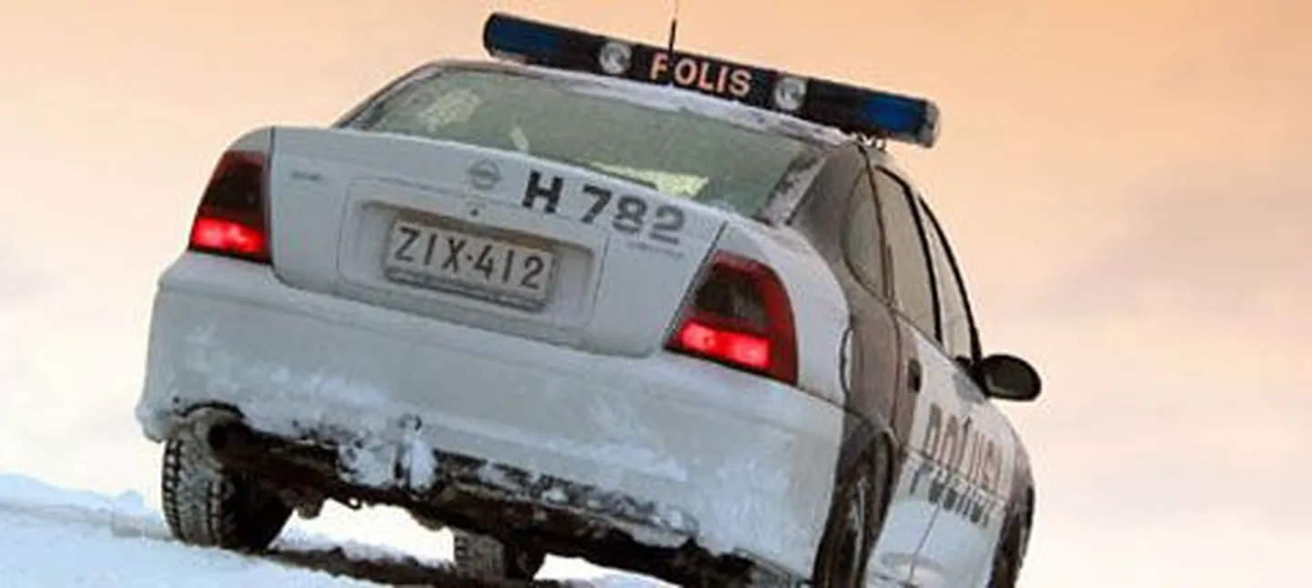 Патрульная машина финской полиции.