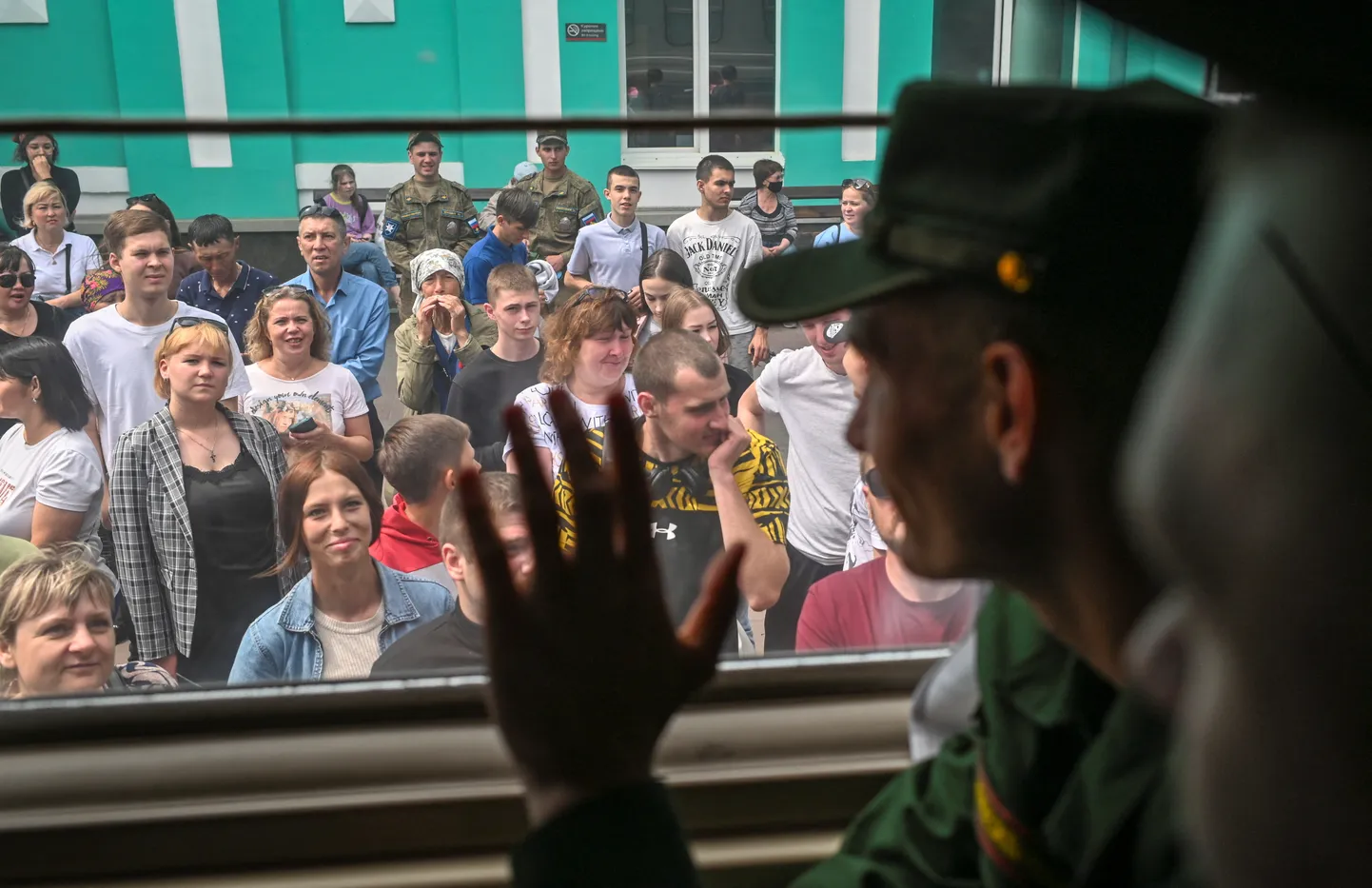 Teeleminek rongiga Omskist 17. juunil 2022.